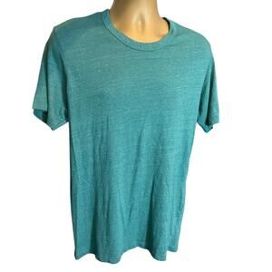 Alternative Apparel Teal Heather Crewneck T-Shirt XL Soft Eco Basic Tee